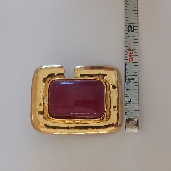 EUC Frances Patiky Stein Gripoix Earrings - Picture 7 of 10